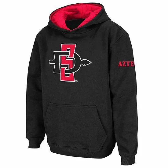 Promo ๐ Unbranded Youth Stadium Athletic Black San Diego State Aztecs Big Logo Pullover Hoodie ๐