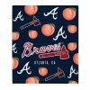 Cheapest 😍 Unbranded Atlanta Braves 60'' X 70'' Hometown Logo Fleece Blanket ✔️