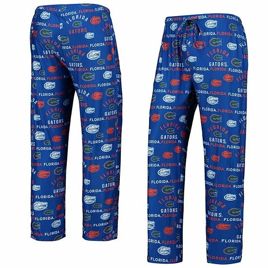 Budget ๐ Unbranded Men's Concepts Sport Royal Florida Gators Flagship Allover Print Sleep Pants โญ