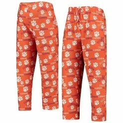 Best reviews of 💯 Unbranded Men's Concepts Sport Orange Clemson Tigers Flagship Allover Print Sleep Pants ✨