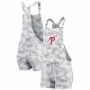 Cheapest 🎉 Unbranded 👩 Women's Concepts Sport Gray Philadelphia Phillies Camo Overall Romper 👏