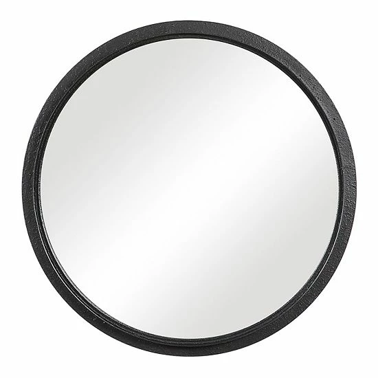 Hot Sale 🤩 Unbranded Black Textured Surface Wall Mirror 🛒