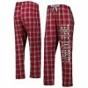 Hot Sale 🥰 Unbranded 👩 Women's Red/White Temple Owls Haley Flannel Sleep Pants ⌛