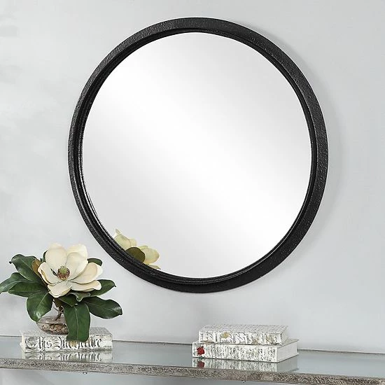 Hot Sale 🤩 Unbranded Black Textured Surface Wall Mirror 🛒 - Image 2