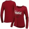 Coupon 🧨 Unbranded 👩 Women's Cardinal Arkansas Razorbacks Payton Elbow Patch Slub Raglan Long Sleeve T-Shirt 🌟