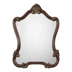 Outlet ⭐ Unbranded Lightly Distressed Bronze Finish Wall Mirror 🧨