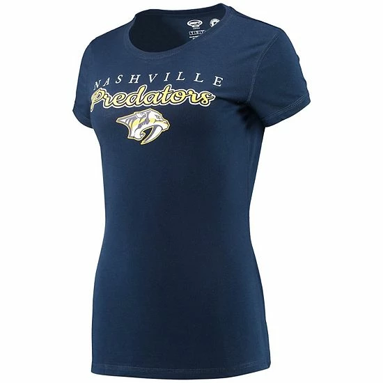 Outlet 🔔 Unbranded 👩 Women's Concepts Sport Navy/Gold Nashville Predators Lodge T-Shirt & Pants Sleep Set ✔️ - Image 3