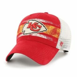 Flash Sale 🔥 Unbranded Men's '47 Red/White Kansas City Chiefs Interlude MVP Trucker Snapback Hat 👍