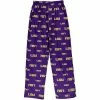 Hot Sale ❤️ Unbranded LSU Tigers Youth Purple Team Logo Flannel Pajama Pants 🌟