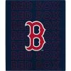 Promo ❤️ Unbranded Boston Red Sox 60" X 70" Echo Wordmark Plush Blanket 🔥