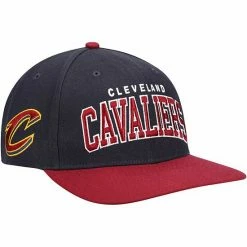 Buy 🔔 Unbranded Men's '47 Navy Cleveland Cavaliers Blockshed Captain Snapback Hat ✔️