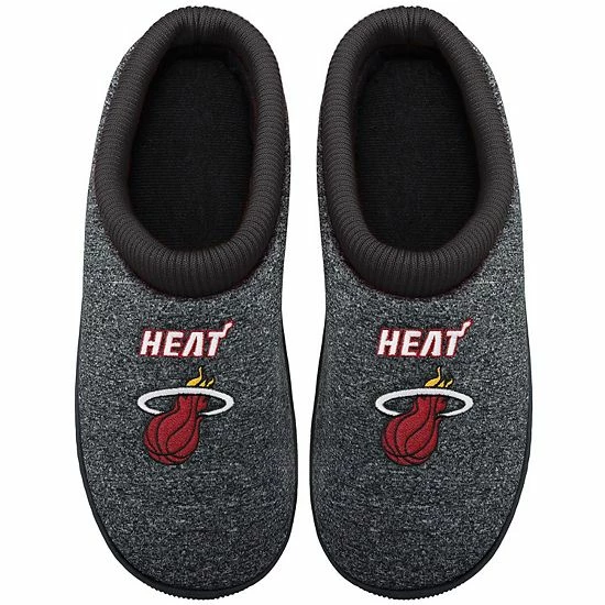 Budget 🎁 Unbranded Men's FOCO Miami Heat Cup Sole Slippers 🔔