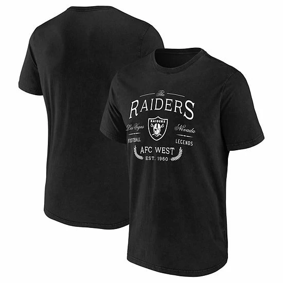 Discount 🎁 Unbranded Men's NFL X Darius Rucker Collection By Fanatics Black Las Vegas Raiders T-Shirt 👍 - Image 2