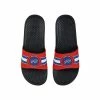 Budget 🧨 Unbranded FOCO Buffalo Bills Stripe Raised Slide 🩴 Sandals ⭐