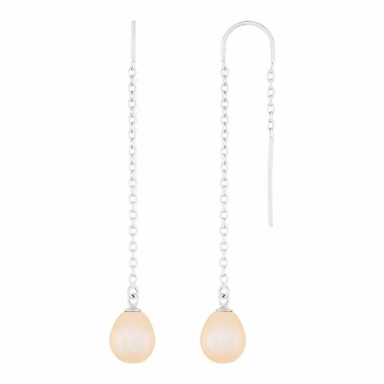 Promo ✨ Unbranded Sterling Silver Freshwater Cultured Pearl Threader Earrings Gray ❤️