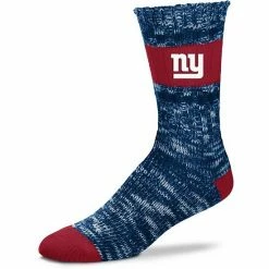 Brand new 🎁 Unbranded 👩 Women's For Bare Feet New York Giants Alpine Stripes Crew 🧦 Socks 👍