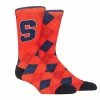 Flash Sale ❤️ Unbranded Men's Rock Em 🧦 Socks Syracuse Orange HyperOptic Argyle 👗 Dress 🧦 Socks ⭐