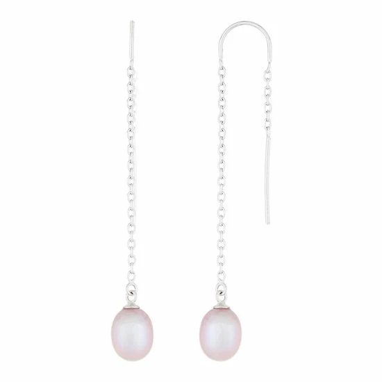 Promo ✨ Unbranded Sterling Silver Freshwater Cultured Pearl Threader Earrings Gray ❤️ - Image 3