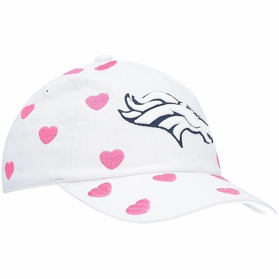 Wholesale ✔️ Unbranded Toddler 👧 Girls '47 White Denver Broncos Surprise Clean Up Adjustable Hat ⭐ - Image 4