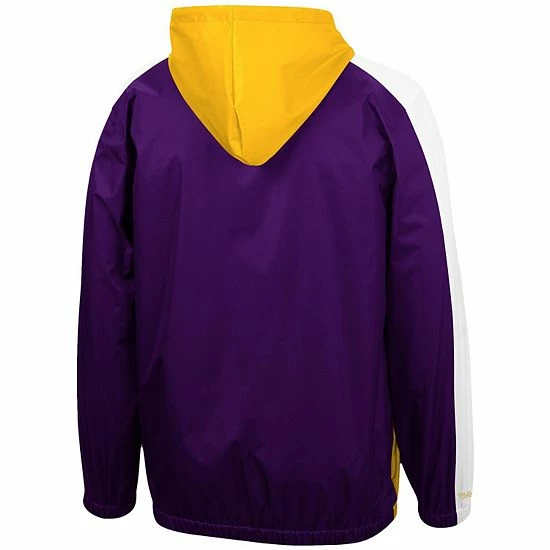 Flash Sale 👏 Unbranded Men's Mitchell & Ness Purple Los Angeles Lakers Game Day Windbreaker Full-Zip Jacket 🥰 - Image 2