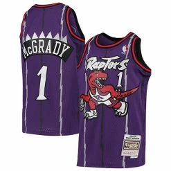 Top 10 ⌛ Unbranded Youth Mitchell & Ness Tracy McGrady Purple Toronto Raptors 1998-99 Hardwood Classics Swingman Throwback Jersey 😍
