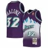 Coupon 🎉 Unbranded Youth Mitchell & Ness Karl Malone Purple Utah Jazz 1991-92 Hardwood Classics Swingman Throwback Jersey 🔥