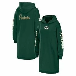 Cheap ❤️ Unbranded 👩 Women's WEAR By Erin Andrews Green Green Bay Packers Hoodie 👗 Dress 🎉
