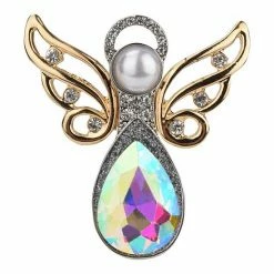 Buy 🎁 Unbranded Angel Simulated Crystal Pin 🥰