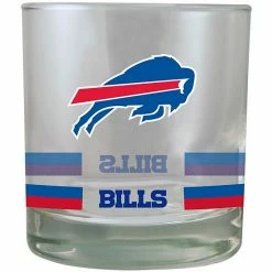 Coupon 🤩 Unbranded Buffalo Bills Banded Rocks Glass 💯
