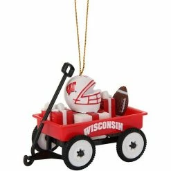 Best deal 🎁 Unbranded Wisconsin Badgers Team Wagon Ornament 😀