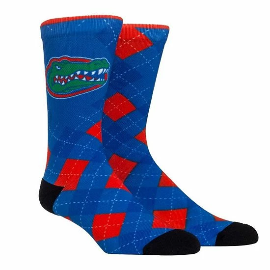 Promo ๐ Unbranded Men's Rock Em ๐งฆ Socks Florida Gators HyperOptic Argyle ๐ Dress ๐งฆ Socks ๐