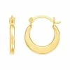 New 🌟 Unbranded 14K Gold Round Hoop Earrings ✔️