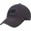 Coupon 💯 Unbranded Men's '47 Charcoal Buffalo Bills Clean Up Tonal Adjustable Hat ✨
