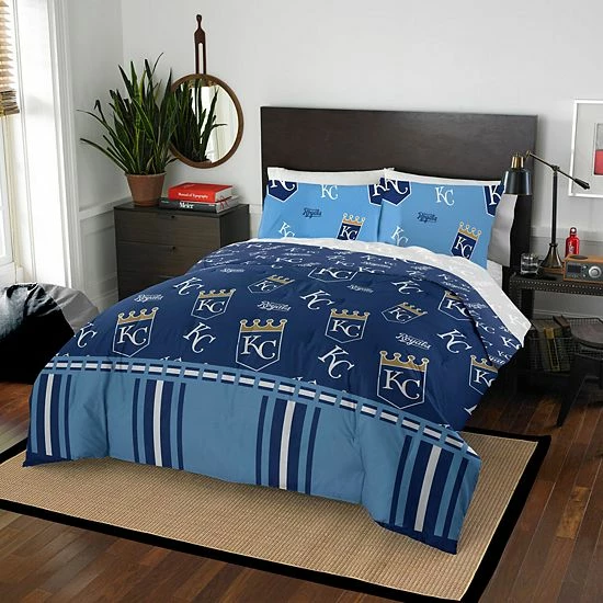 New 👍 Unbranded Kansas City Royals Queen Comforter Set ⌛