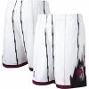 Coupon 😉 Unbranded Men's Mitchell & Ness White Toronto Raptors Hardwood Classics Swingman Shorts 🔥