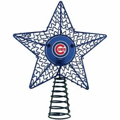 Wholesale 🎉 Unbranded Chicago Cubs Star Tree Topper 🌟