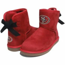 Brand new 🛒 Unbranded 👩 Women's Cuce San Francisco 49ers Low Team Ribbon 🥾 Boots ✨