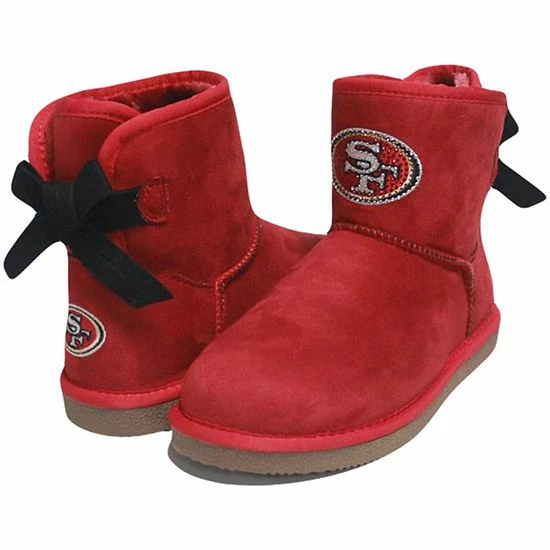 Brand new 🛒 Unbranded 👩 Women's Cuce San Francisco 49ers Low Team Ribbon 🥾 Boots ✨