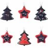 Cheapest ✨ Unbranded New England Patriots Six-Pack Shatterproof Tree And Star Ornament Set ✔️