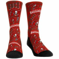 Outlet 💯 Unbranded Youth Rock Em 🧦 Socks Tampa Bay Buccaneers Team Logo Sketch Crew 🧦 Socks 🤩