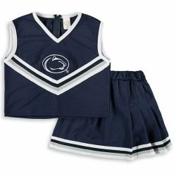 Promo 🥰 Unbranded 👧 Girls Youth Navy Penn State Nittany Lions Two-Piece Cheer Set 💯