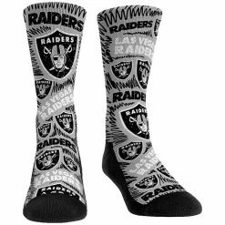 Buy 🛒 Unbranded 👩 Women's Rock Em 🧦 Socks Las Vegas Raiders Logo Sketch Crew 🧦 Socks 🔔