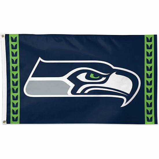 Best Pirce 🔔 Unbranded WinCraft Seattle Seahawks 3' X 5' Vertical Stripes Deluxe Single-Sided Flag 👏
