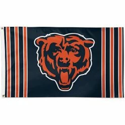Coupon 🥰 Unbranded WinCraft Chicago Bears 3' X 5' Vertical Stripes Deluxe Single-Sided Flag 😍