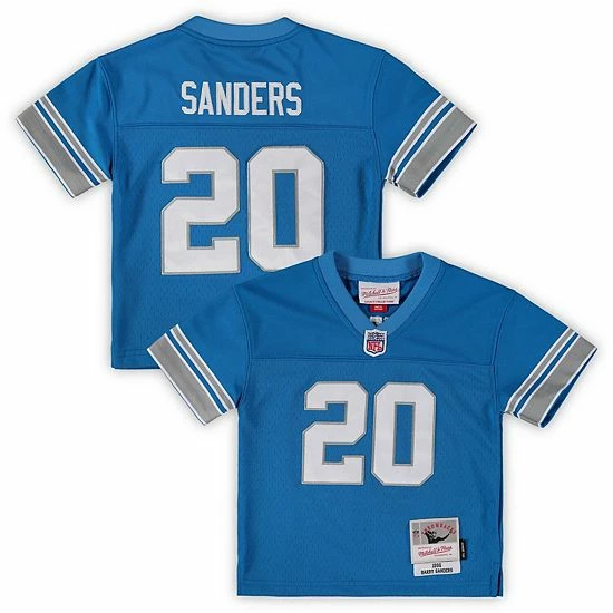 Deals ๐ Unbranded Toddler Mitchell & Ness Barry Sanders Blue Detroit Lions 1996 Retired Legacy Jersey ๐ - Image 2