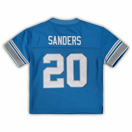 Deals ๐ Unbranded Toddler Mitchell & Ness Barry Sanders Blue Detroit Lions 1996 Retired Legacy Jersey ๐ - Image 4
