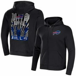 Brand new 🤩 Unbranded Men's NFL X Darius Rucker Collection By Fanatics Black Buffalo Bills Rocker Full-Zip Hoodie ❤️