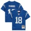 Promo ✔️ Unbranded Toddler Mitchell & Ness Peyton Manning Royal Indianapolis Colts 1998 Retired Legacy Jersey 😍