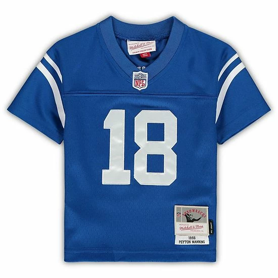 Promo โ๏ธ Unbranded Toddler Mitchell & Ness Peyton Manning Royal Indianapolis Colts 1998 Retired Legacy Jersey ๐ - Image 3
