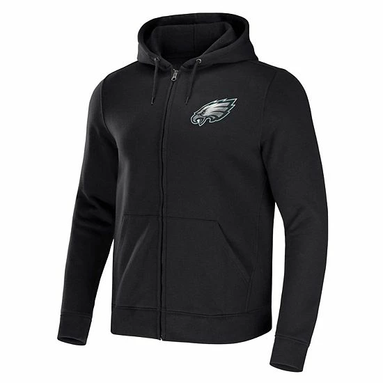 Wholesale 🤩 Unbranded Men's NFL X Darius Rucker Collection By Fanatics Black Philadelphia Eagles Rocker Full-Zip Hoodie ⌛ - Image 3